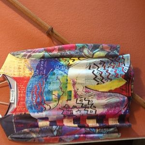 Long sleeve multicolored shirt